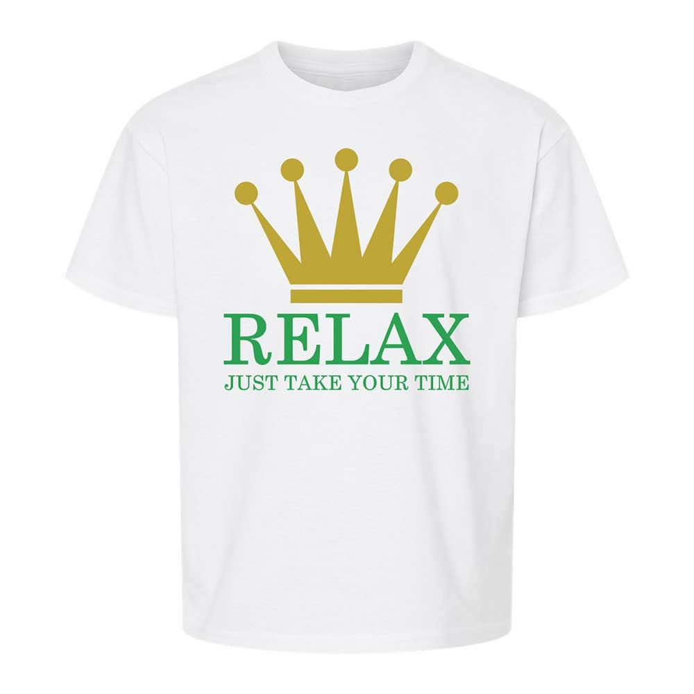 Relax Just Take Your Time - White - 1