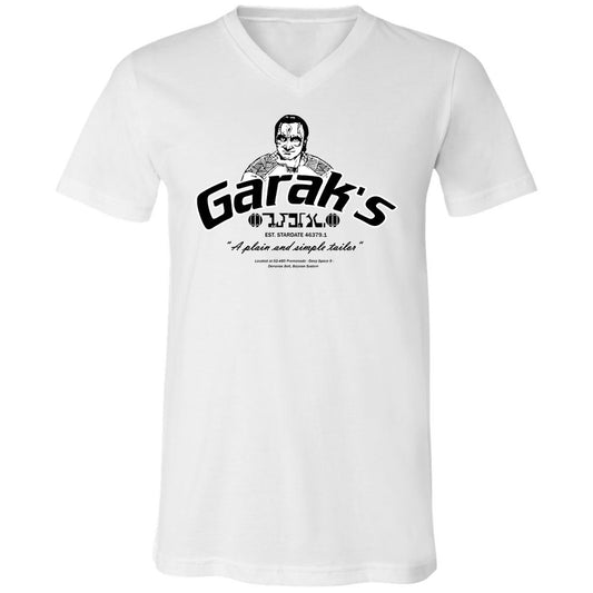 Unisex V-Neck T-Shirt - M11SV5PJ - White - 1