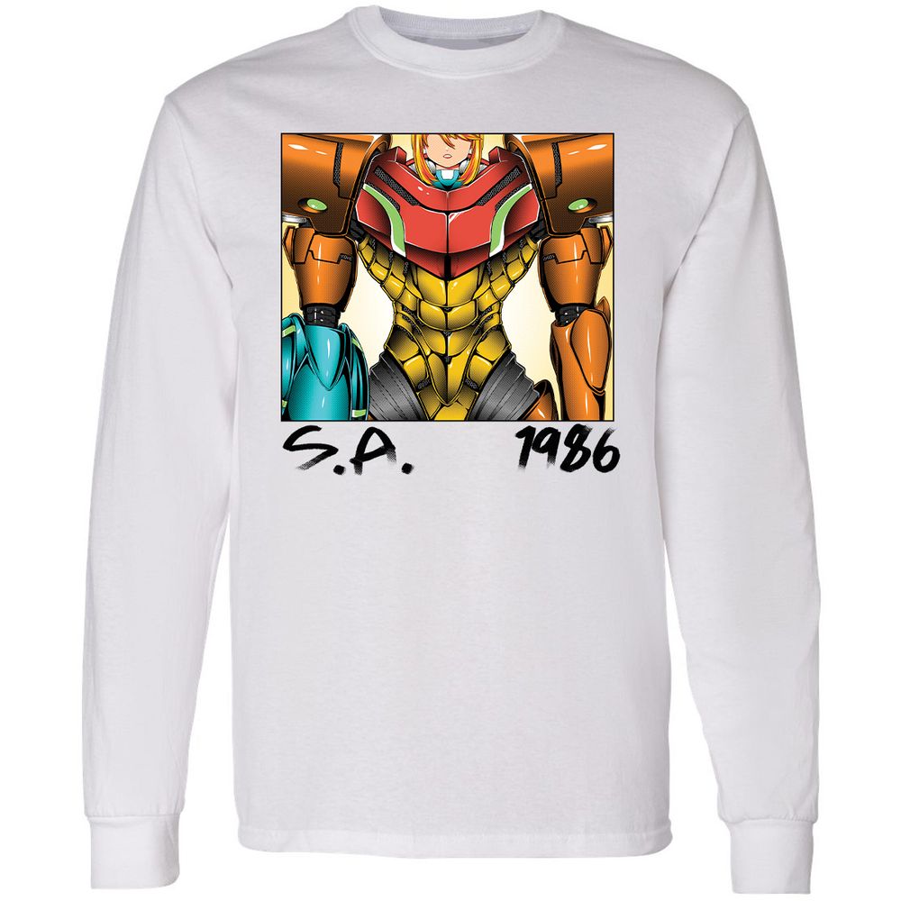 Long Sleeve T-Shirt - 2LUE3P7W - White - 1