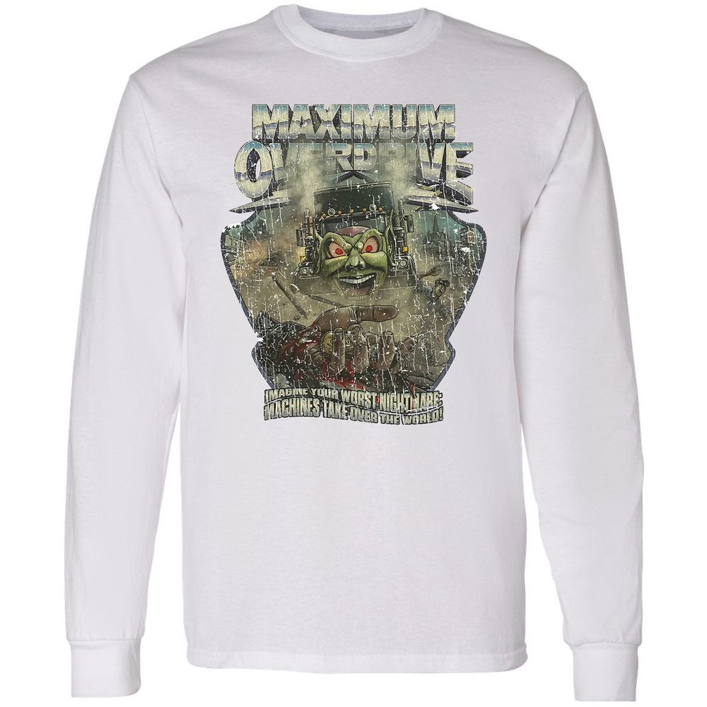 Long Sleeve T-Shirt - W4L3LU68 - White - 1