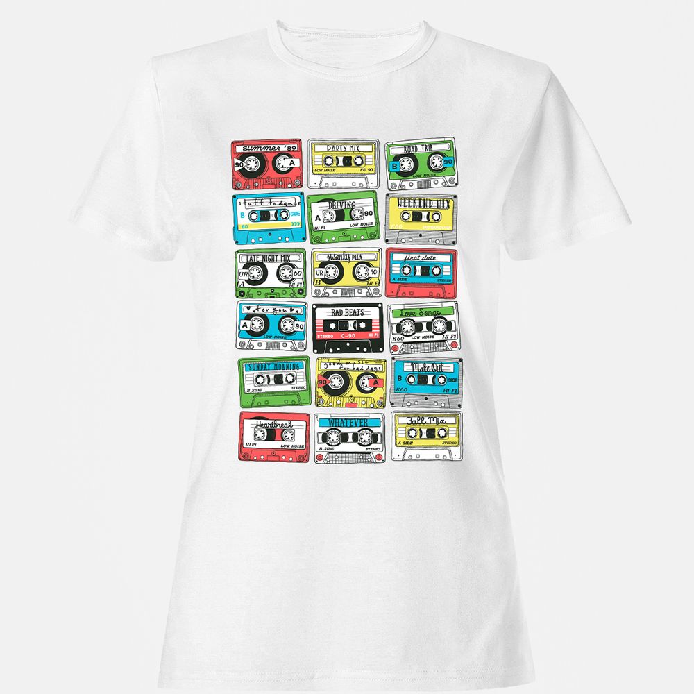 Women's T-Shirt - CUD91W7P - White - 1