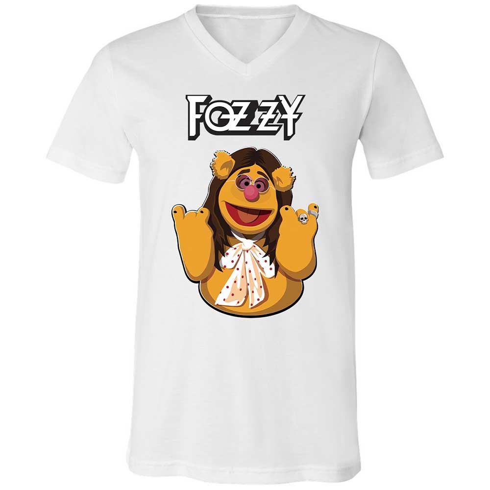Fozzie Muppet as Rockstar - White - 1