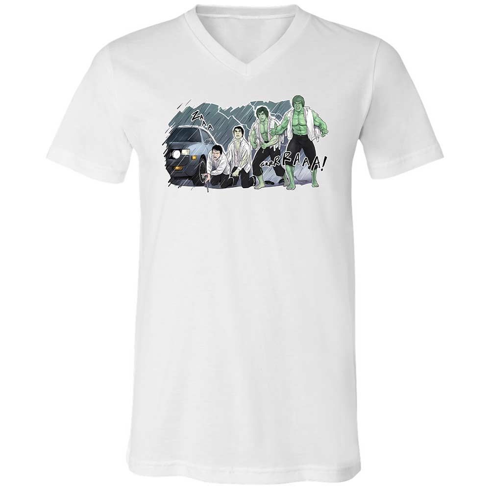 Unisex V-Neck T-Shirt - 3XU1VDUN - White - 1
