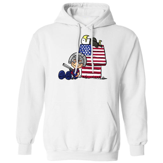 Classic Unisex Hoodie - DLGZZLBV - White - 1