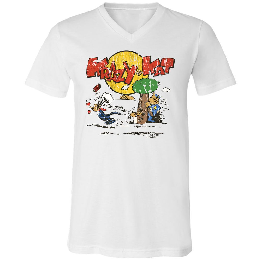 Unisex V-Neck T-Shirt - VGVMMZ24 - White - 1