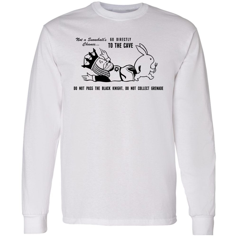 Long Sleeve T-Shirt - QNDSKGCR - White - 1