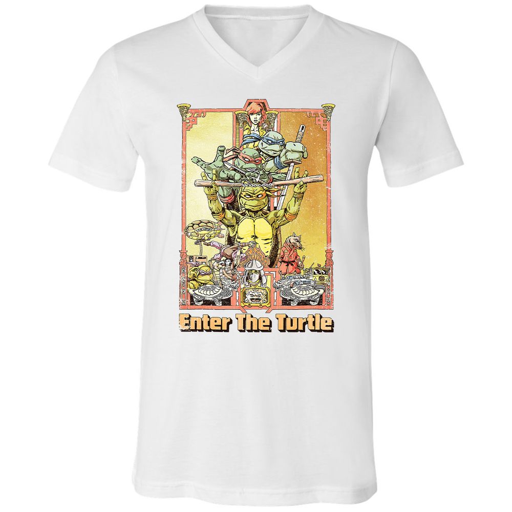 Unisex V-Neck T-Shirt - D5RRCSR5 - White - 1