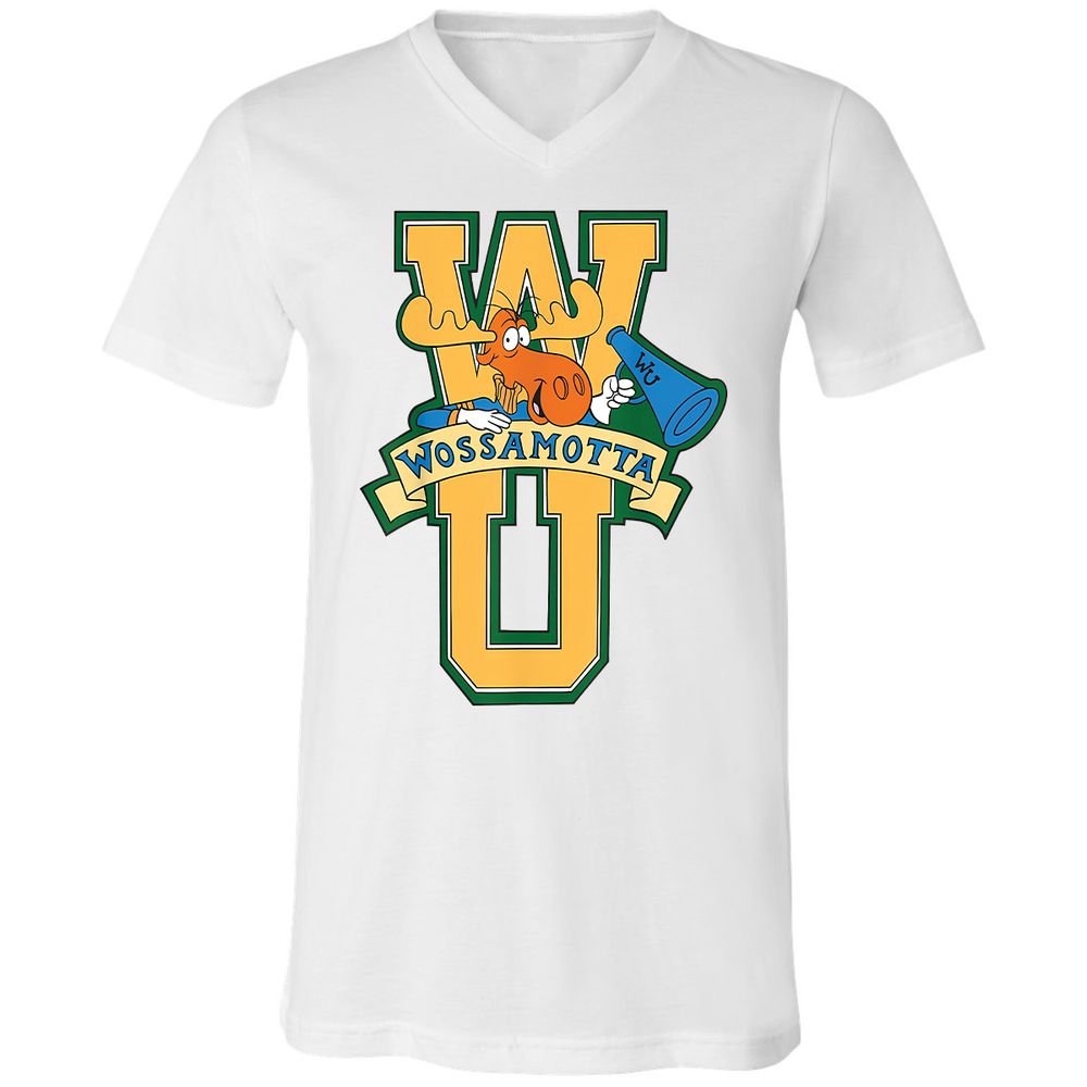 Unisex V-Neck T-Shirt - N2BN81FU - White - 1