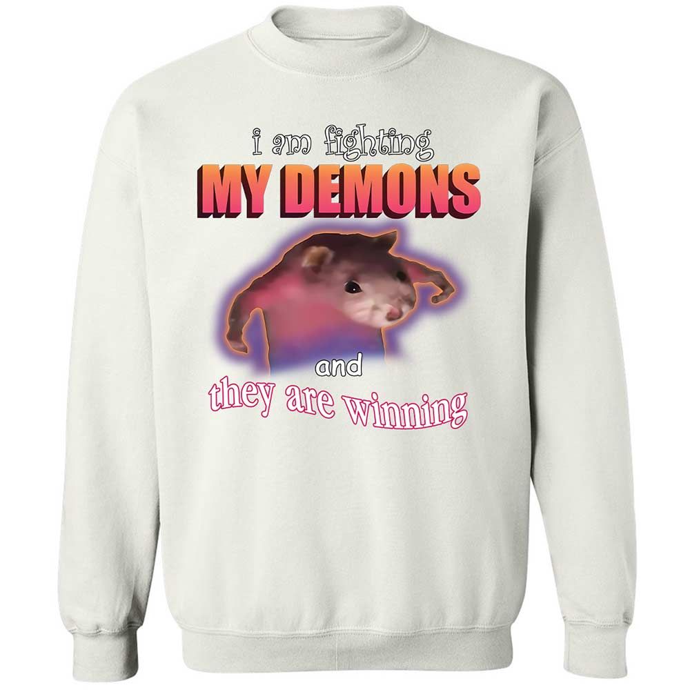 I'm fighting my demons - White - 1
