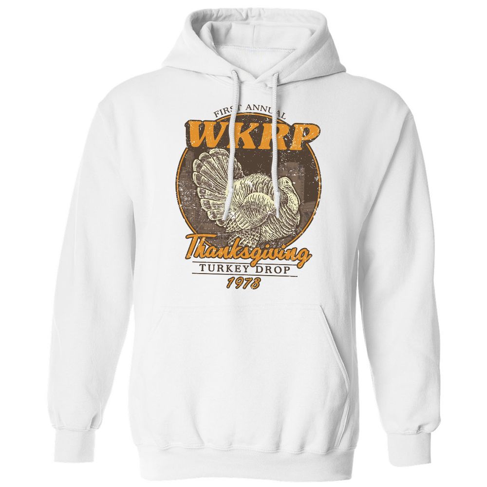 WKRP Turkey Drop - White - 1