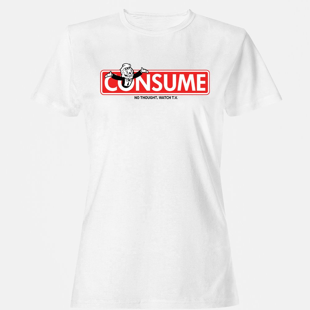 Women's T-Shirt - UY4EC94D - White - 1
