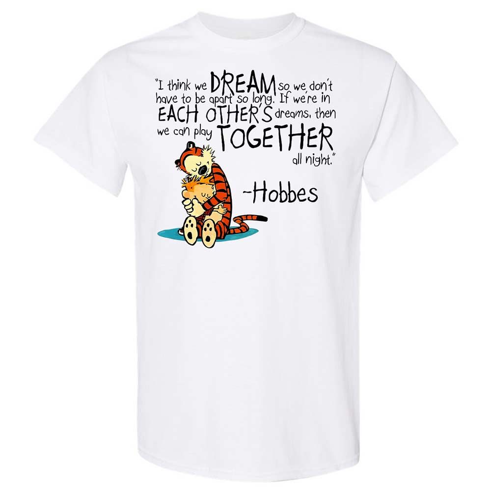 Calvin Hobbes Dreams - White - 1