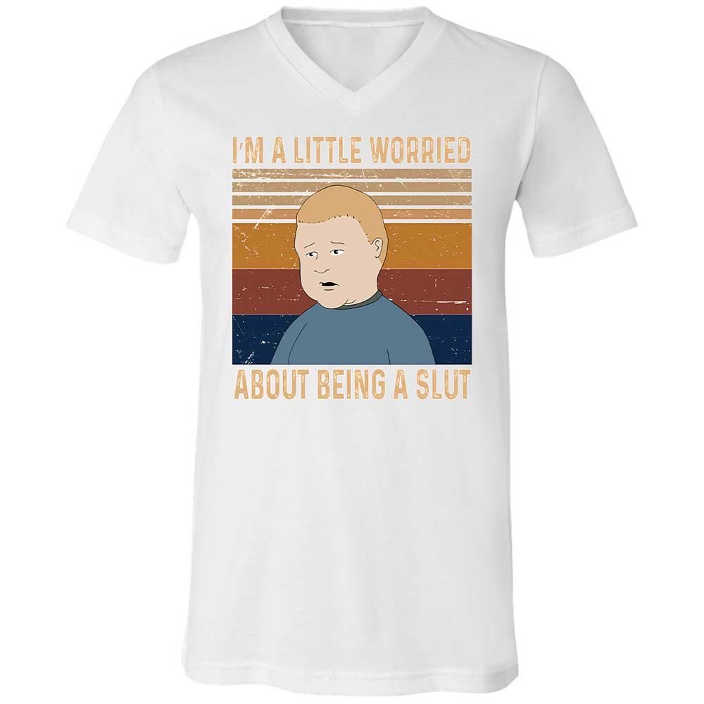 I'm a Little Worried About Being a Slut - White - 1