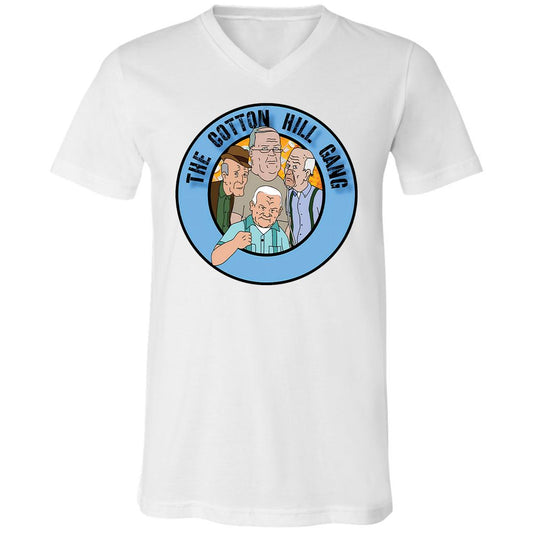 Unisex V-Neck T-Shirt - Z9J49874 - White - 1