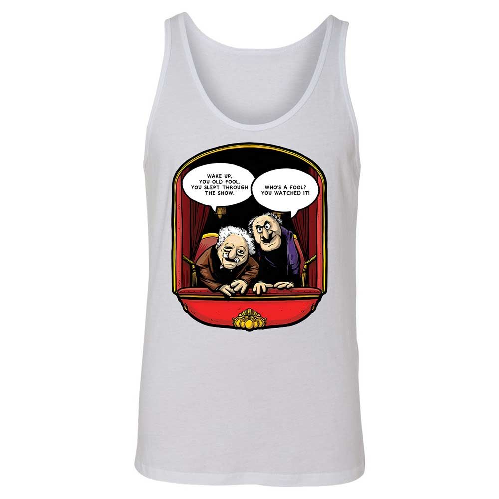 Statler and Waldorf (Wake Up) - White - 1