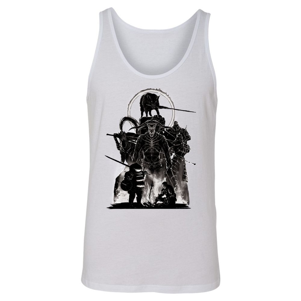 Unisex Jersey Tank - GWNWSLVV - White - 1