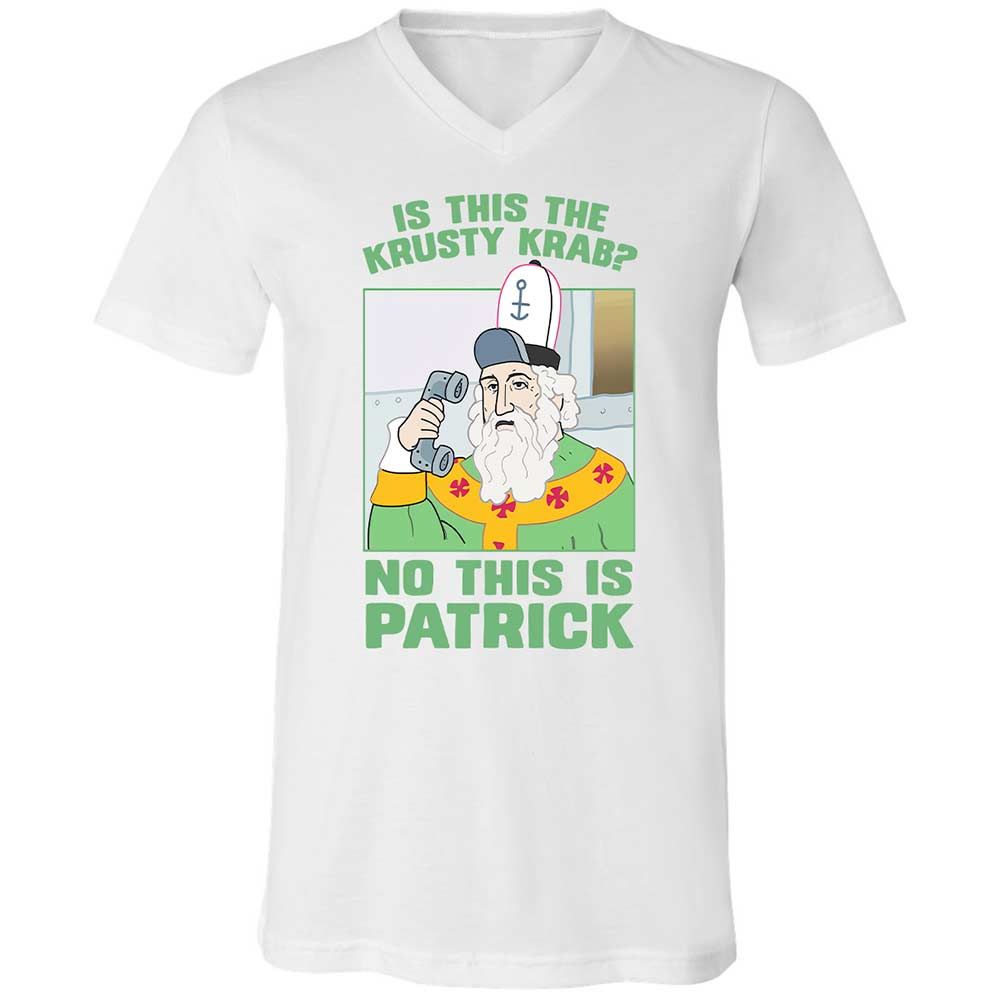 Unisex V-Neck T-Shirt - E3R2DVSP - White - 1