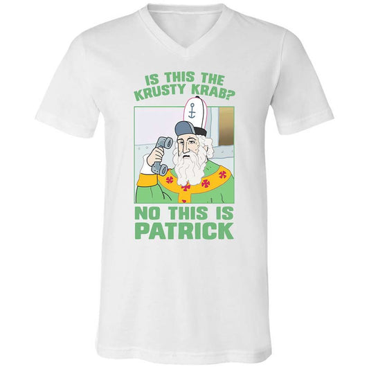 Unisex V-Neck T-Shirt - E3R2DVSP - White - 1