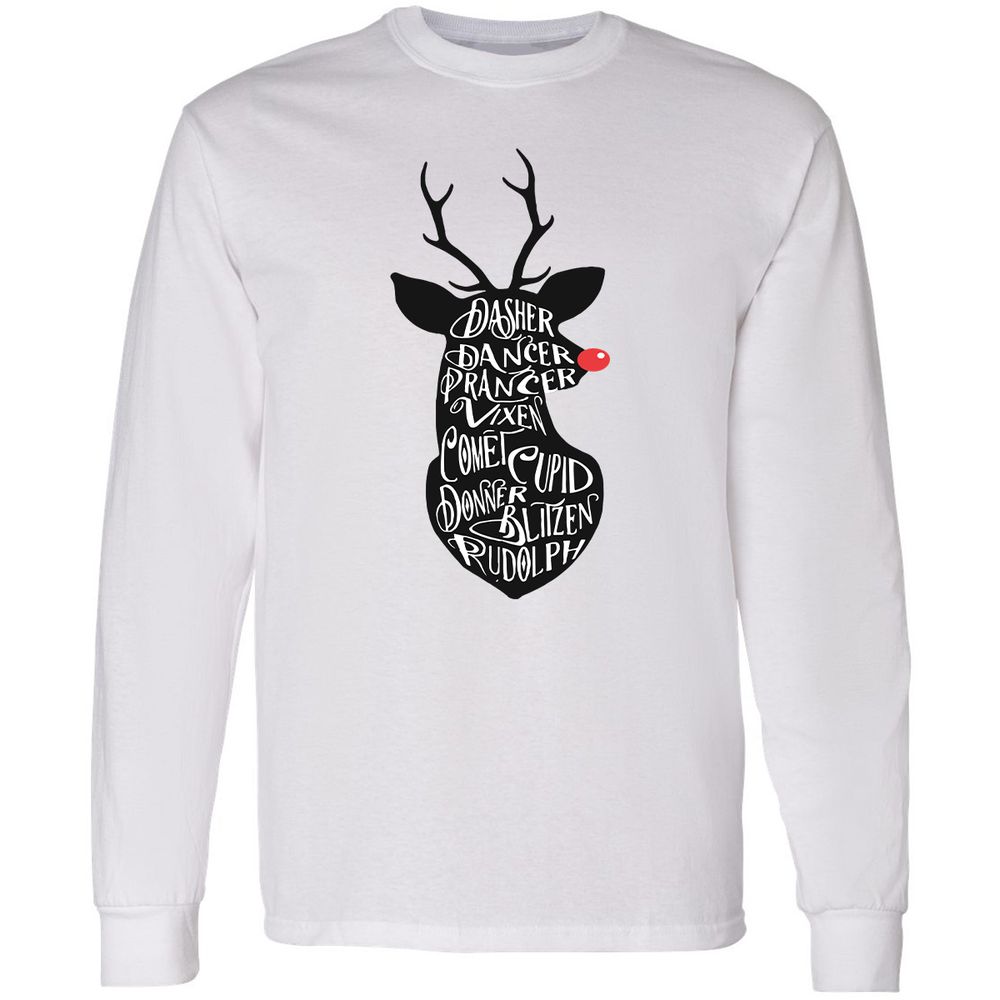 Long Sleeve T-Shirt - 48WQH1PK - White - 1