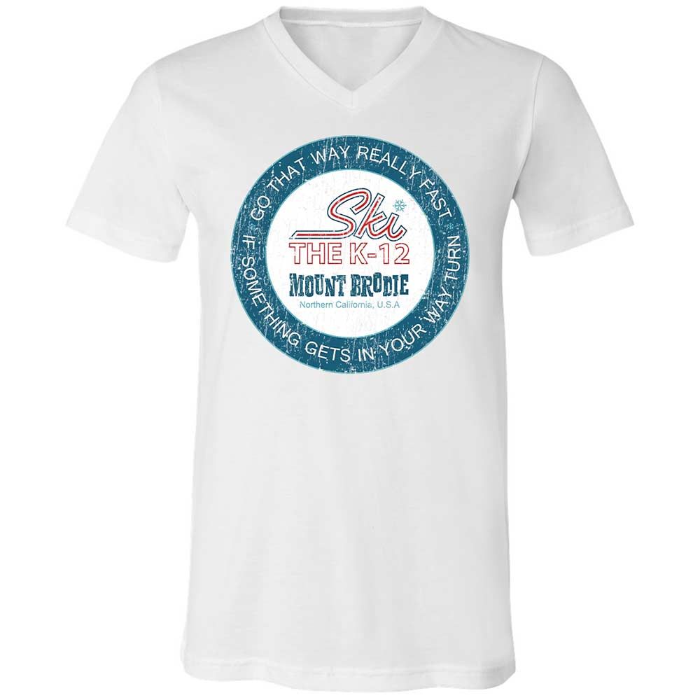 Unisex V-Neck T-Shirt - A9GUBAWB - White - 1