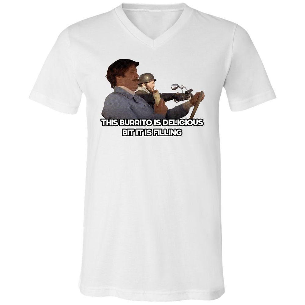 Unisex V-Neck T-Shirt - NZG7CZYS - White - 1