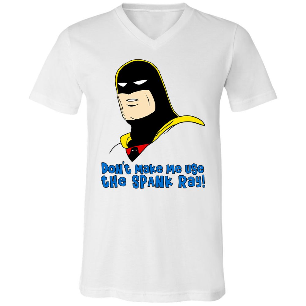 Unisex V-Neck T-Shirt - 627JNRCQ - White - 1