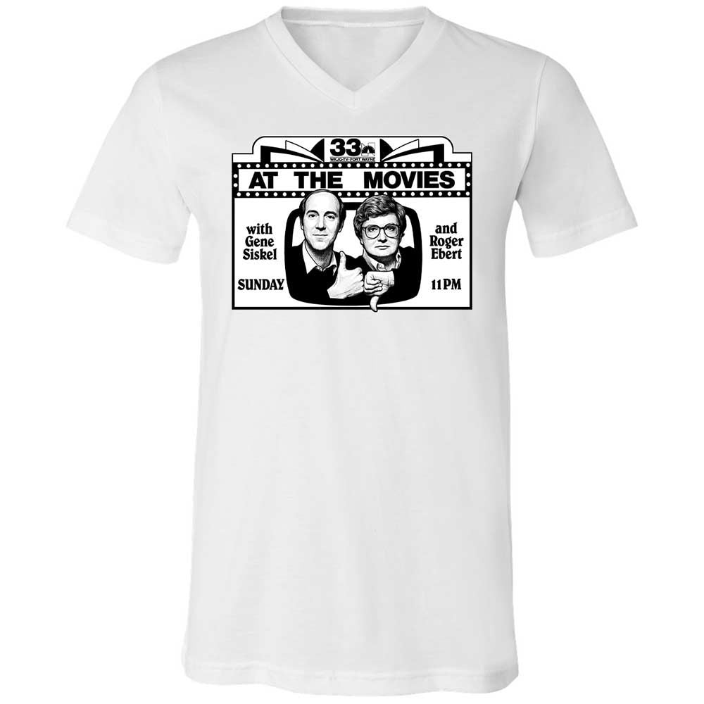 Unisex V-Neck T-Shirt - TPS6R4CH - White - 1
