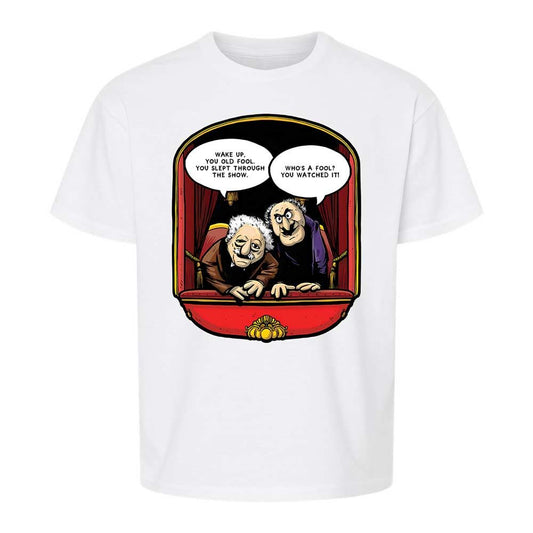 Statler and Waldorf (Wake Up) - White - 1