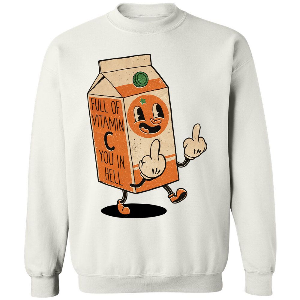 Classic Unisex Sweatshirt - KNNJH3KE - White - 1