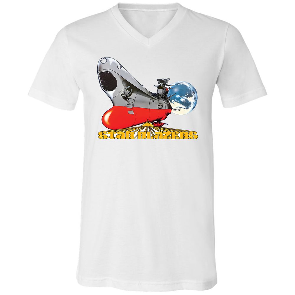 Unisex V-Neck T-Shirt - AX3AXGCB - White - 1