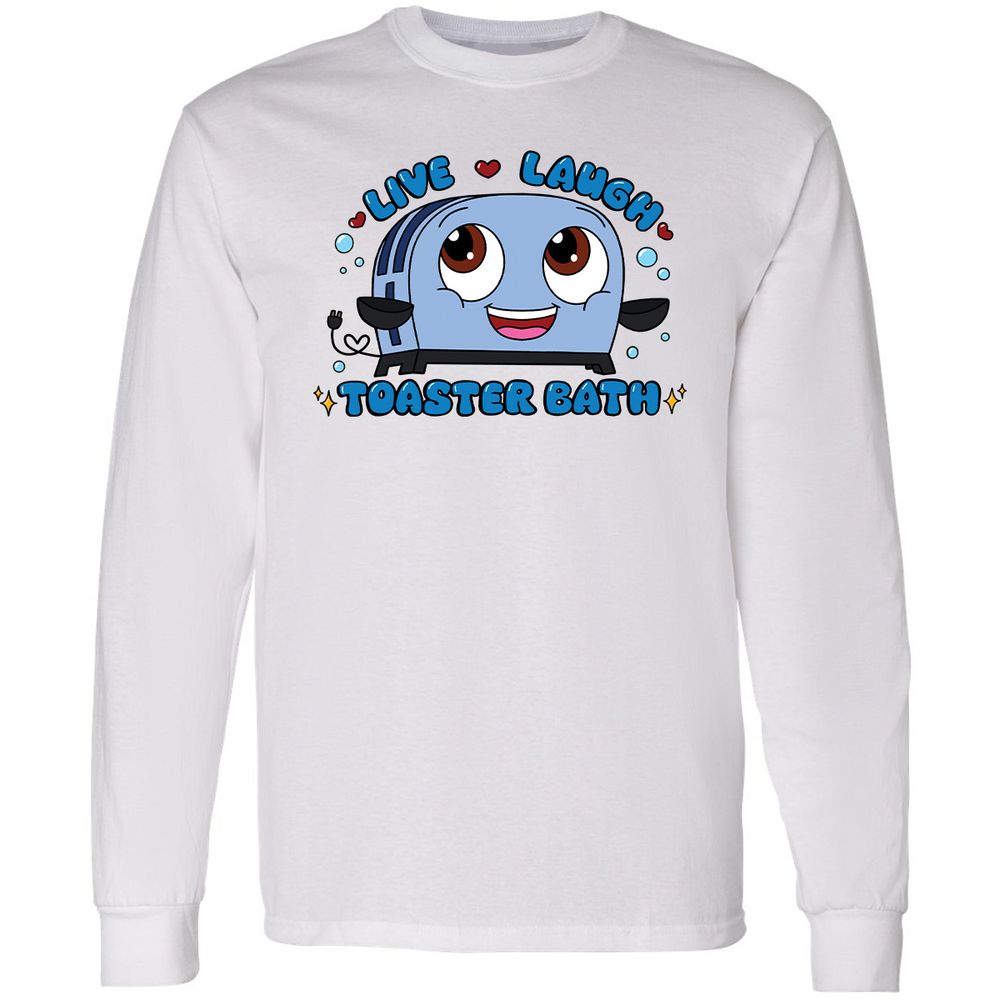 Long Sleeve T-Shirt - K6ENSU6F - White - 1