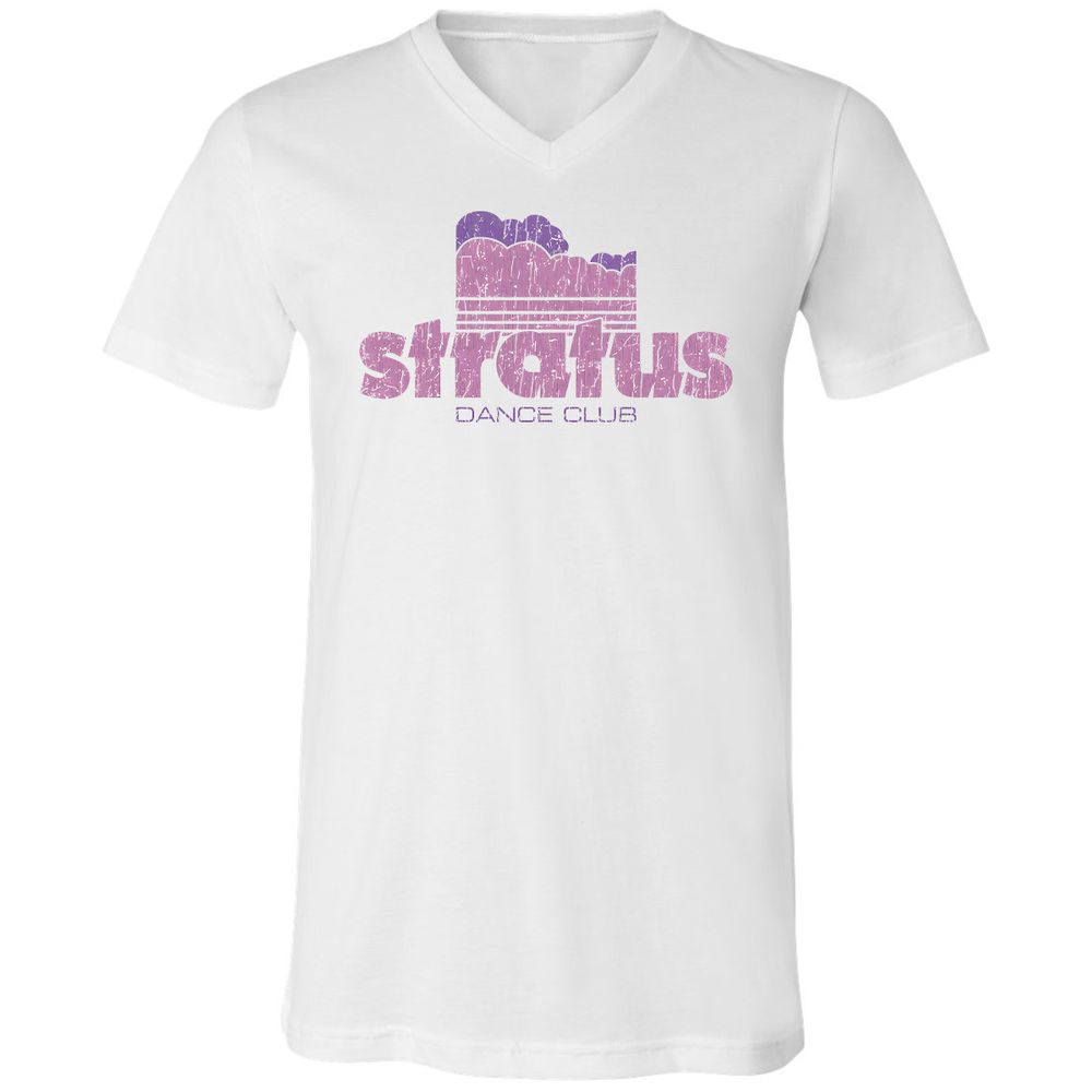 Unisex V-Neck T-Shirt - 8HDRFAG9 - White - 1