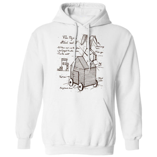 Classic Unisex Hoodie - TGKH2AWL - White - 1