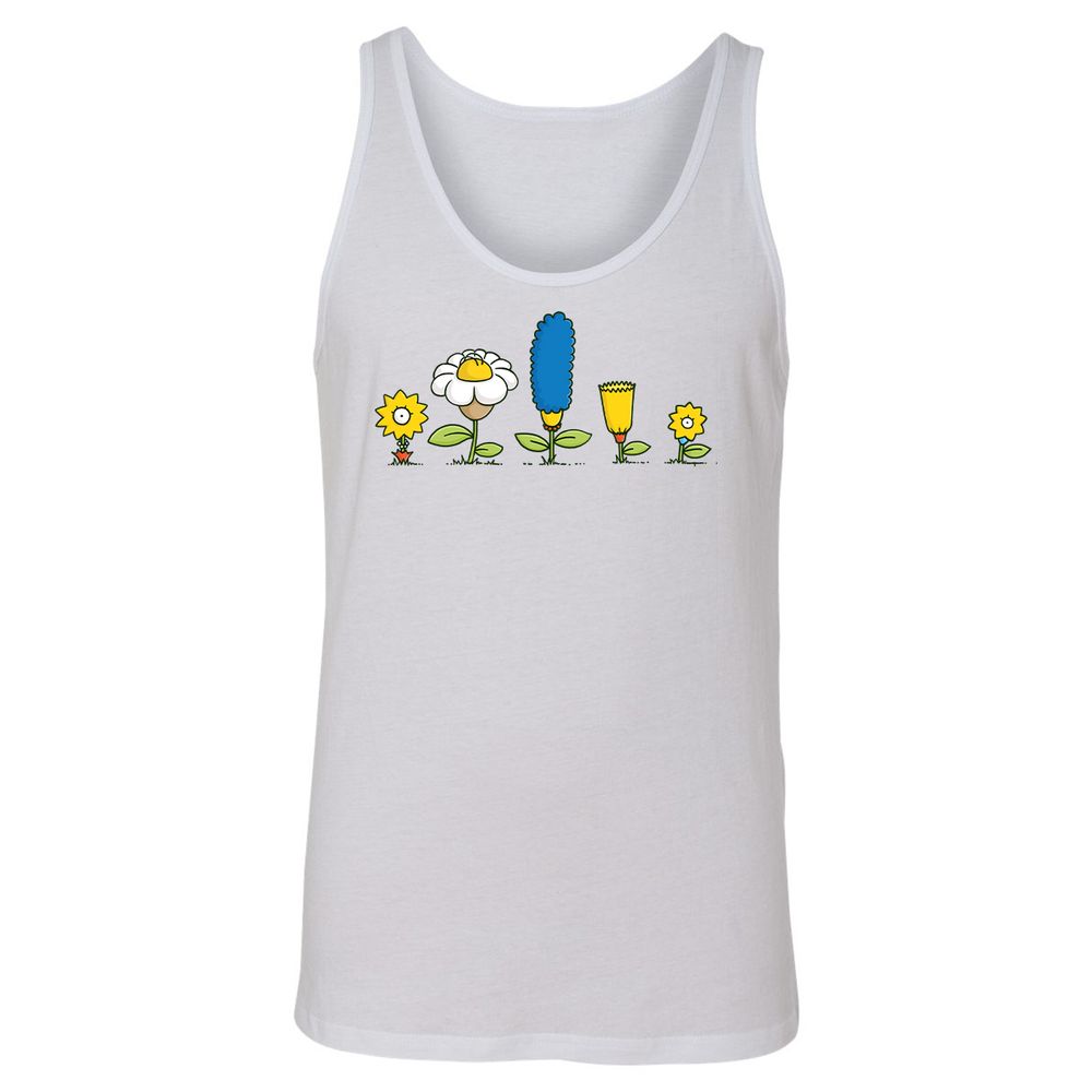 Unisex Jersey Tank - GTDTPVLX - White - 1