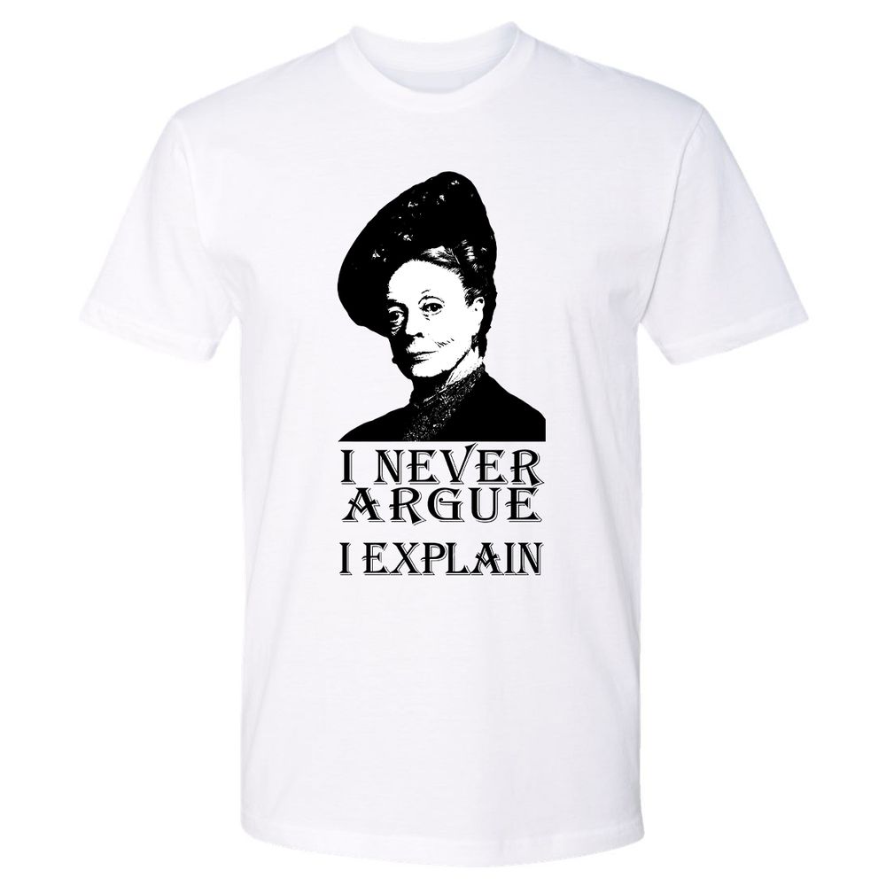 I never argue - White - 1
