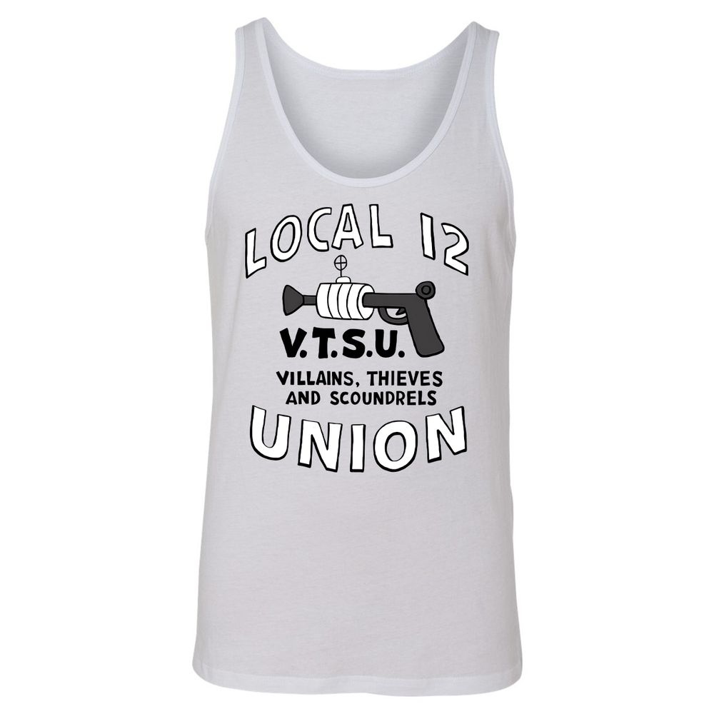 Unisex Jersey Tank - FETANWTV - White - 1