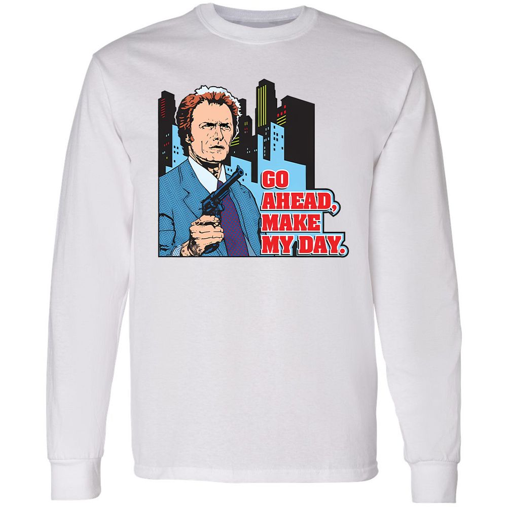 Long Sleeve T-Shirt - XZSZHKRY - White - 1