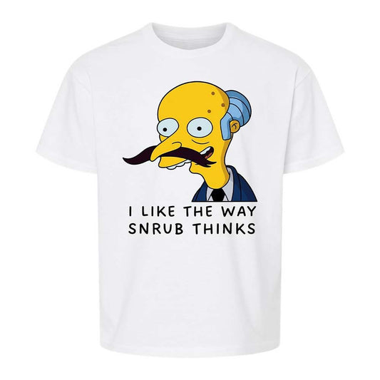 I Like the Way Snrub Thinks - White - 1