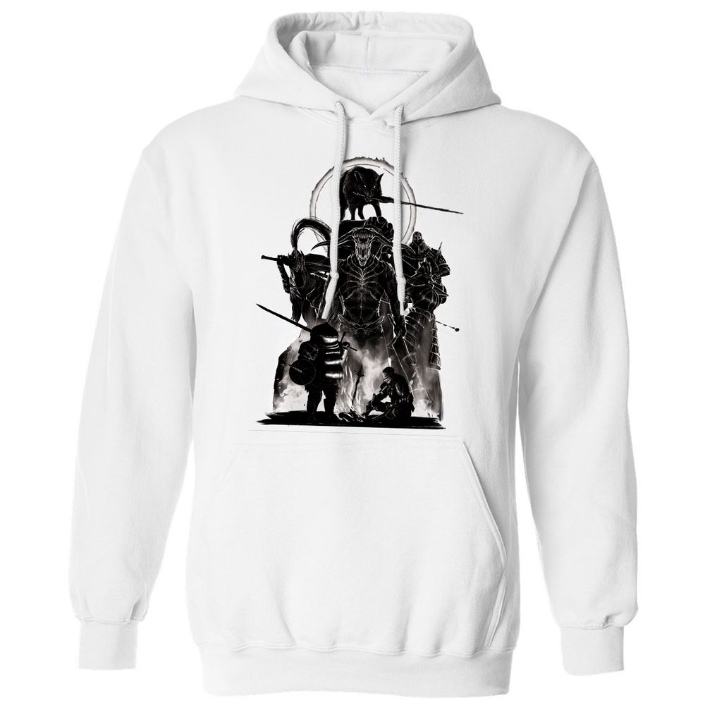 Classic Unisex Hoodie - E8HX2WSM - White - 1