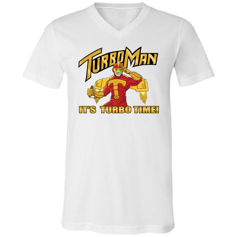 Unisex V-Neck T-Shirt - YMEVHH78 - White - 1