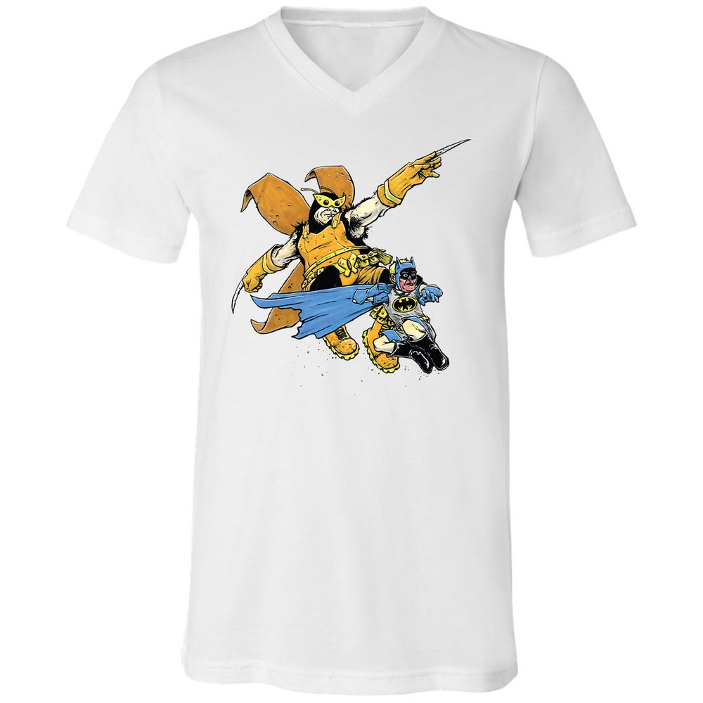 Unisex V-Neck T-Shirt - 97K9RF4C - White - 1