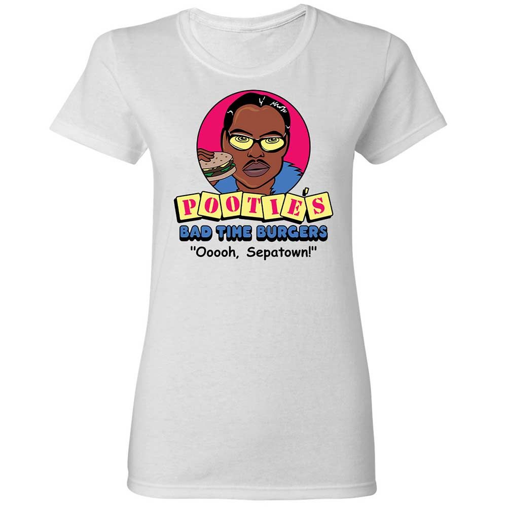 Pootie's Bad Time Burgers - White - 1