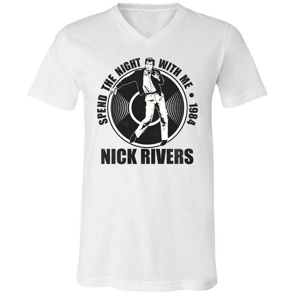 Unisex V-Neck T-Shirt - UVXAY29G - White - 1