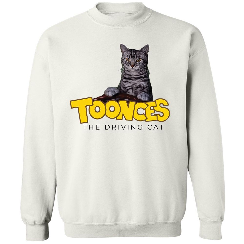 Toonces The Driving Cat - White - 1