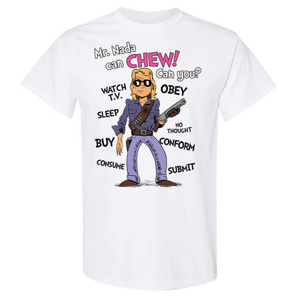 I have come here to chew bubblegum and kick ass - White - 1