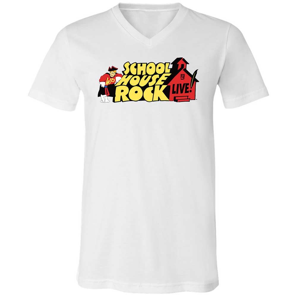 Unisex V-Neck T-Shirt - EWRLL12S - White - 1