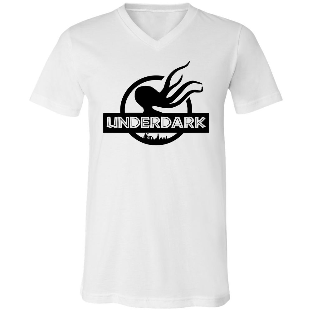 Unisex V-Neck T-Shirt - CPD3YCDS - White - 1