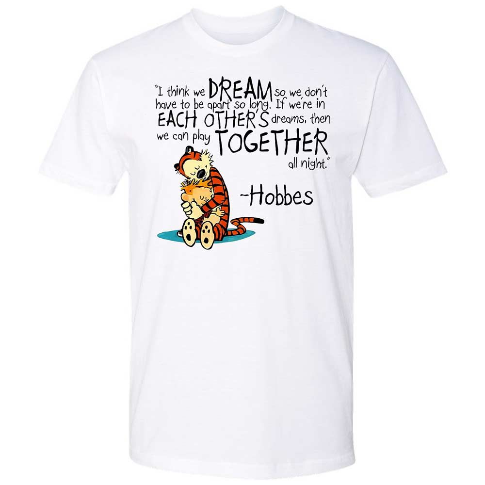 Calvin Hobbes Dreams - White - 1