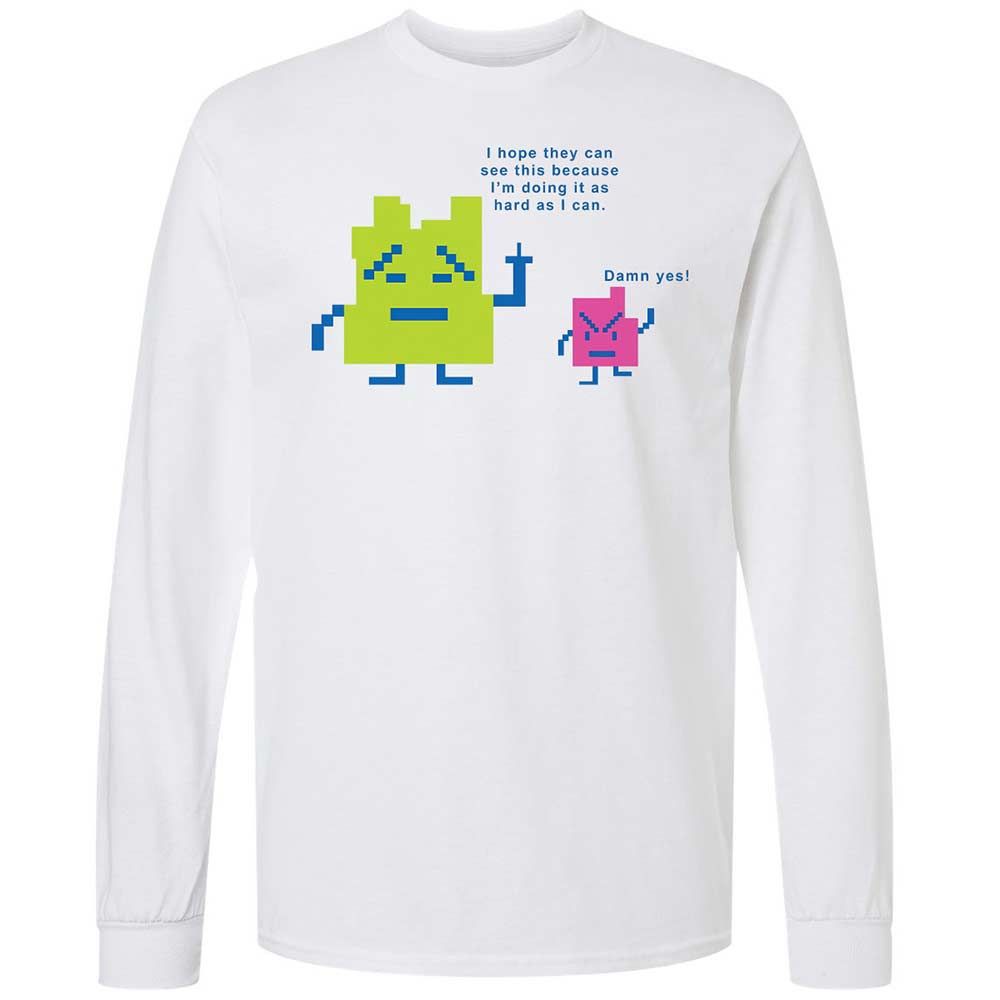 Long Sleeve T-Shirt - SMPANMPZ - White - 1