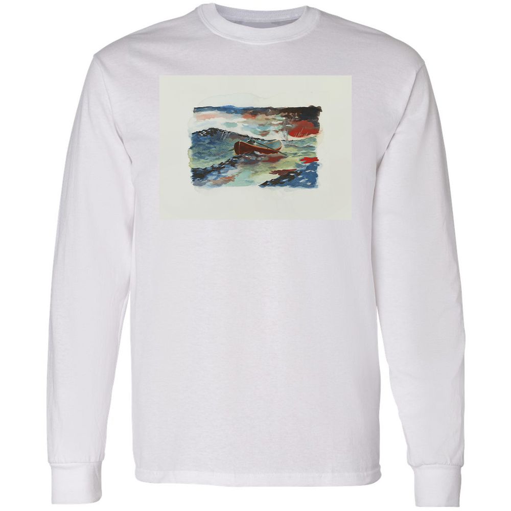 Long Sleeve T-Shirt - THWHP773 - White - 1